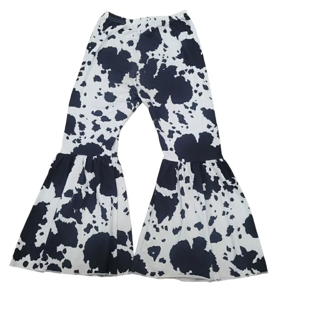 Cow print boutique outfit 6-7T